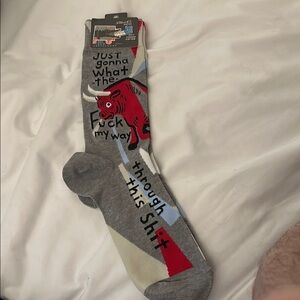 Blue Q Men’s Socks Funny